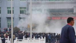 天瑞集團(tuán)派 600多人手持棍棒、斧頭沖擊山水總部