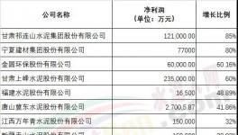 行業(yè)利潤創(chuàng)歷史新高！各大水泥集團(tuán)2019年業(yè)績發(fā)布！