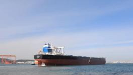 32.5萬(wàn)噸礦砂船11號(hào)船出海試航！