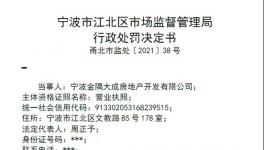 27.3萬(wàn)！金隅地產(chǎn)項(xiàng)目違反