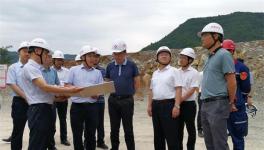 廣州市長前往旺蒼水泥開展石灰?guī)r調(diào)研！