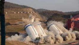 南京中聯(lián)5座骨料庫(kù)拆除現(xiàn)場(chǎng)：30秒爆破，干凈利索！