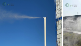 “360度旋轉(zhuǎn)”噴霧，讓水泥廠粉塵無處可逃！