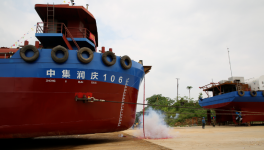 國(guó)內(nèi)首艘LNG單燃料動(dòng)力水泥罐裝船下水！